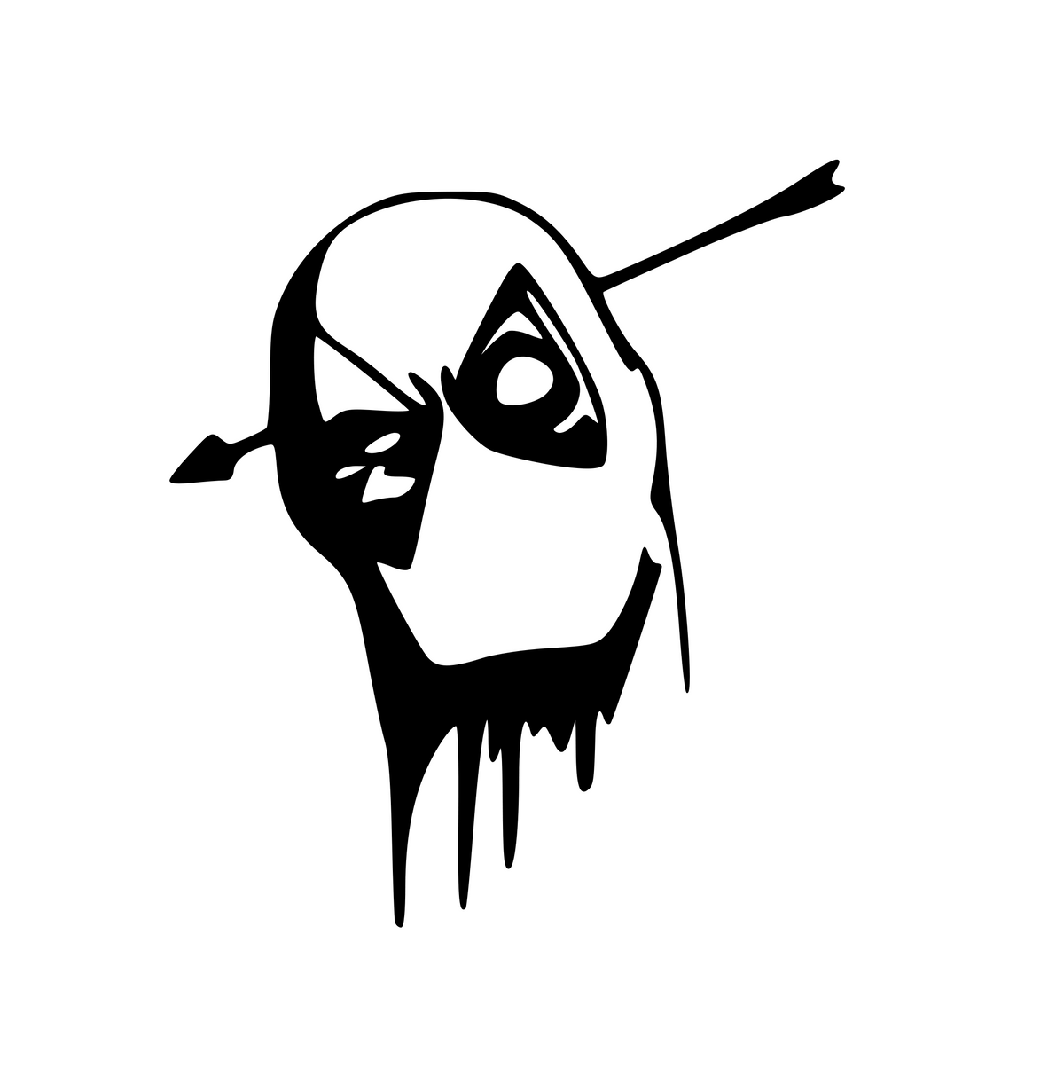 Deadpool Arrow Through Head Digital DXF | PNG | SVG Files!