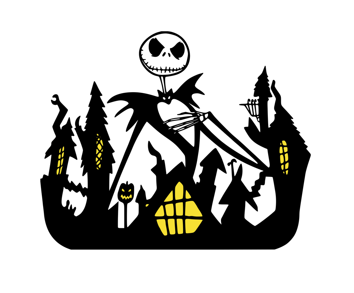 Nightmare Before Christmas Inspired | Jack & Town Digital DXF