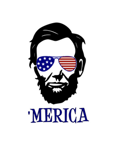 USA | Abe 'Merica Digital DXF | PNG | SVG Files!