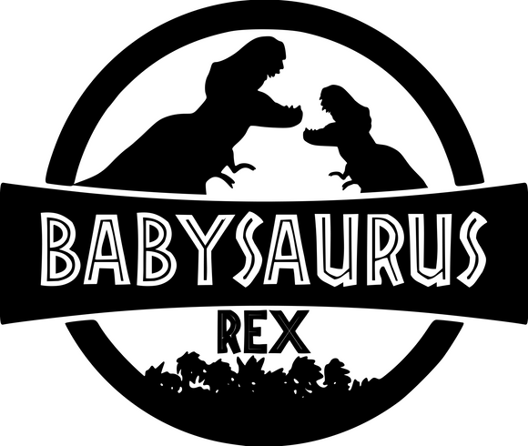 Jurassic | Babysaurus Rex Digital DXF | PNG | SVG Files!