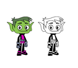 Teen Titans Inspired | Beast Boy  Digital DXF | PNG | SVG Files!