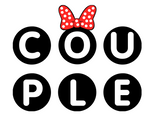 Couple Power | Mickey and Minnie Duo! Digital DXF | PNG | SVG Files!