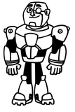 Teen Titans Inspired | Cyborg (full color) Digital DXF | PNG | SVG Files!