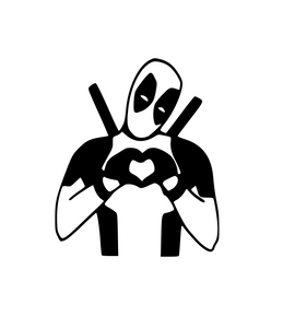 Deadpool Love Digital DXF | PNG | SVG Files!