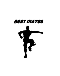 Fortnite | Emote "Best Mates" Digital DXF | PNG | SVG Files!