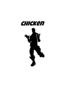 Fortnite | Emote "Chicken" Digital DXF | PNG | SVG Files!