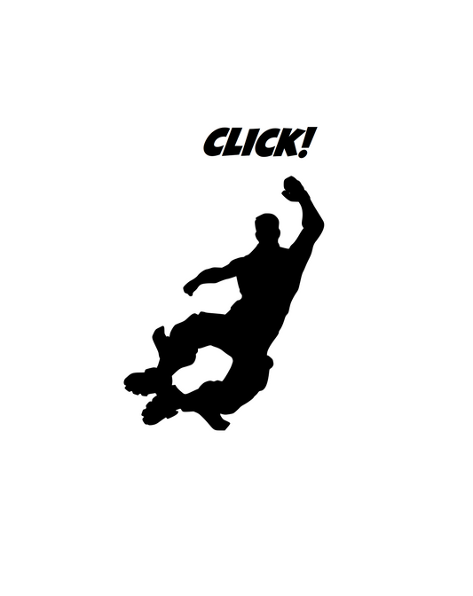 Fortnite | Emote "Click" Digital DXF | PNG | SVG Files!