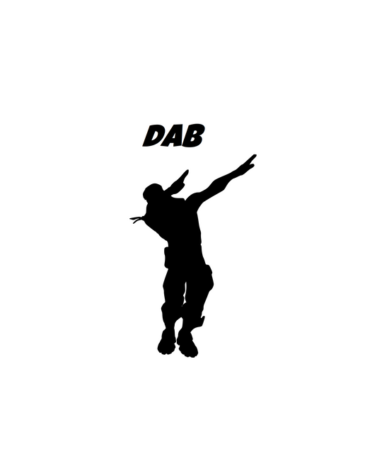 Fortnite | Emote "Dab" Digital DXF | PNG | SVG Files!