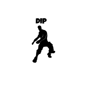 Fortnite | Emote "Dip" Digital DXF | PNG | SVG Files!