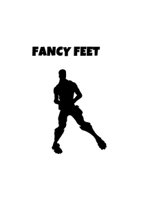 Fortnite | Emote "Fancy Feet" Digital DXF | PNG | SVG Files!