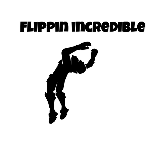 Fortnite | Emote "Flipping Incredible" Digital DXF | PNG | SVG Files!