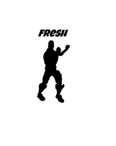 Fortnite | Emote "Fresh" Digital DXF | PNG | SVG Files!