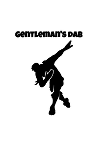 Fortnite | Emote "Gentleman's Dab" Digital DXF | PNG | SVG Files!