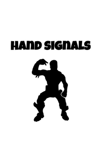 Fortnite | Emote "Hand Signals" Digital DXF | PNG | SVG Files!