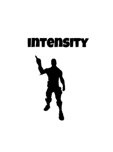 Fortnite | Emote "Intensity" Digital DXF | PNG | SVG Files!