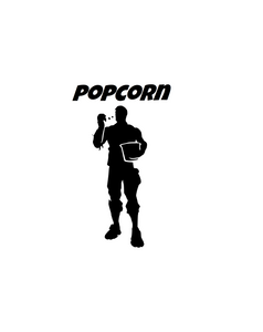 Fortnite | Emote "Popcorn" Digital DXF | PNG | SVG Files!