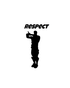 Fortnite | Emote "Respect" Digital DXF | PNG | SVG Files!