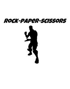 Fortnite | Emote "Rock Paper Scissors" Digital DXF | PNG | SVG Files!