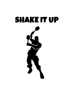 Fortnite | Emote "Shake It Up" Digital DXF | PNG | SVG Files!