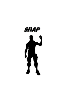 Fortnite | Emote "Snap" Digital DXF | PNG | SVG Files!