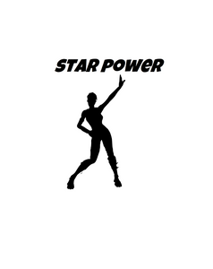 Fortnite | Emote "Star Power" Digital DXF | PNG | SVG Files!