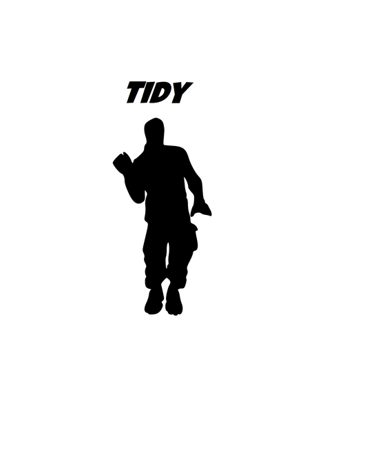 Fortnite | Emote "Tidy" Digital DXF | PNG | SVG Files!