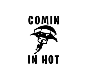 Fortnite | "Coming in Hot" Digital DXF | PNG | SVG Files!