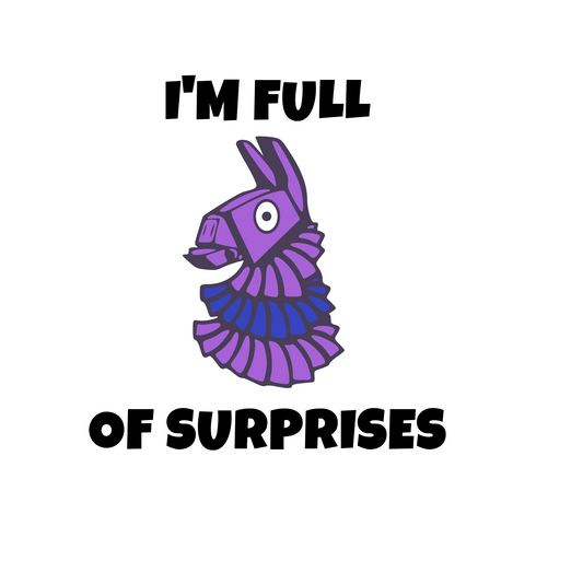 Fortnite | Llama "Full of Surprises" Digital DXF | PNG | SVG Files!