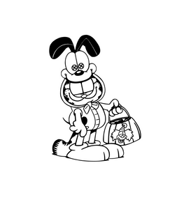 Halloween | Garfield as Odie Digital DXF | PNG | SVG Files!