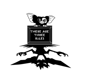 Gremlins | There are Three (3) Rules Digital DXF | PNG | SVG Files!