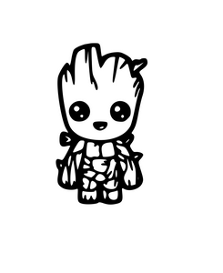 Groot Baby Digital DXF | PNG | SVG Files!