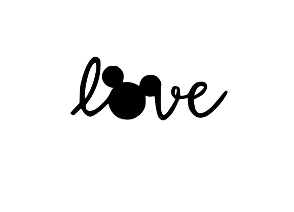 Love Disney Mouse Ears Digital DXF | PNG | SVG Files!