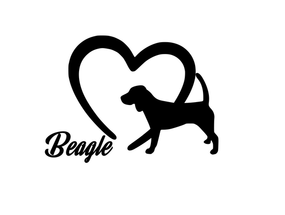 Dog Lover! | Loves Beagles Digital DXF | PNG | SVG Files!
