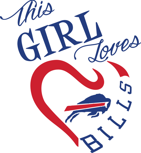 This Girl Loves Bills Digital DXF | PNG | SVG Files!