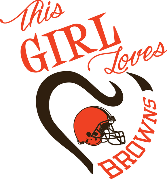 This Girl Loves Browns Digital DXF | PNG | SVG Files!