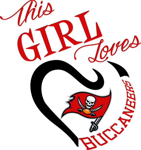 This Girl Loves Buccaneers Digital DXF | PNG | SVG Files!