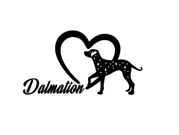Dog Lover! | Loves Dalmationss Digital DXF | PNG | SVG Files!