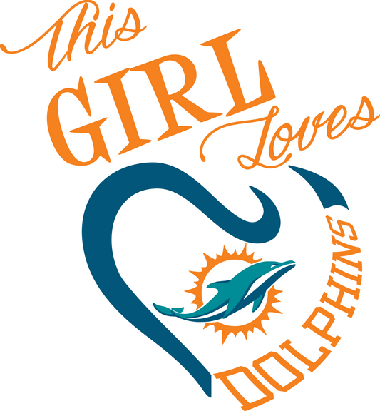 This Girl Loves Dophins Digital DXF | PNG | SVG Files!