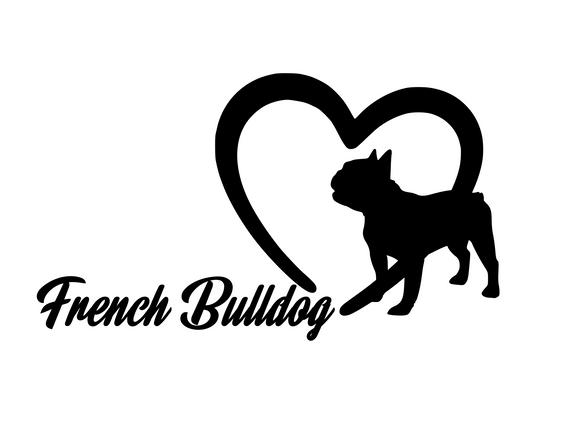Dog Lover! | Loves French Bulldogs Digital DXF | PNG | SVG Files!