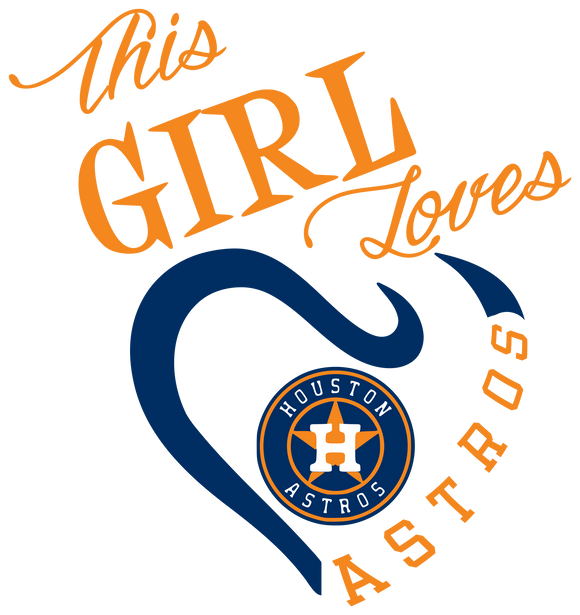 This Girl Loves Astros Digital DXF | PNG | SVG Files!