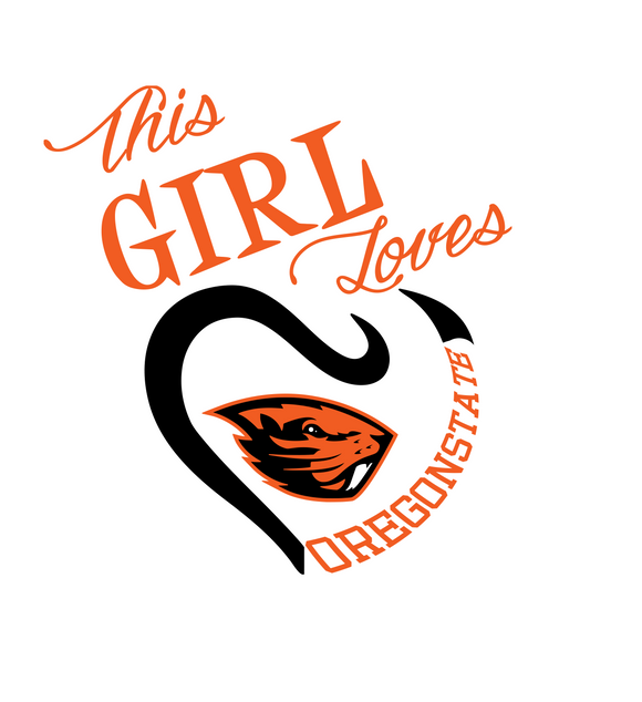 This Girl Loves Oregon State Beavers Digital DXF | PNG | SVG Files!