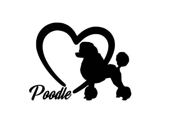 Dog Lover! | Loves Poodles Digital DXF | PNG | SVG Files!