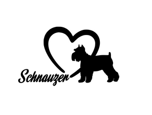 Dog Lover! | Loves Schnauzers Digital DXF | PNG | SVG Files!