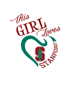 This Girl Loves Stanford Digital DXF | PNG | SVG Files!