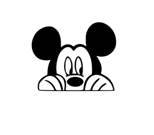 Disney Inspired | Mickey Mouse Peaking Digital DXF | PNG | SVG Files!