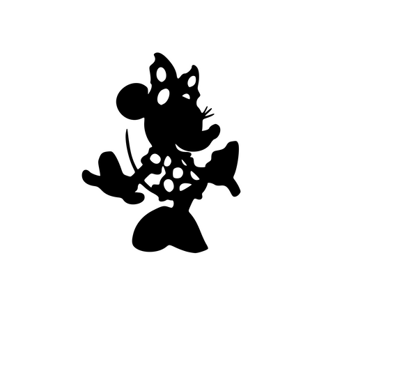 Fancy Minnie Mouse Digital DXF | PNG | SVG Files!