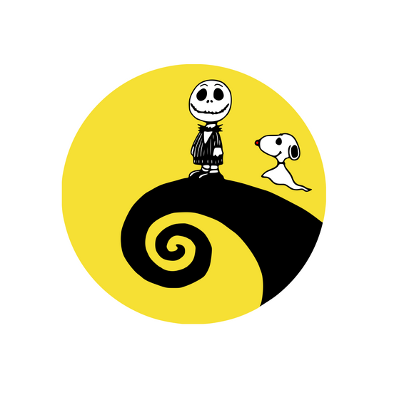 Nightmare Before Christmas Inspired | Scene with Charlie Brown!  Digital DXF | PNG | SVG Files!