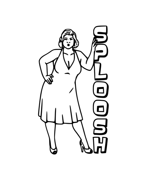 Archer | Pam Poovey "Sploosh" Digital DXF | PNG | SVG Files!