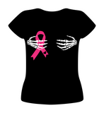 Breast Cancer Skeleton Hands Digital DXF | PNG | SVG Files!