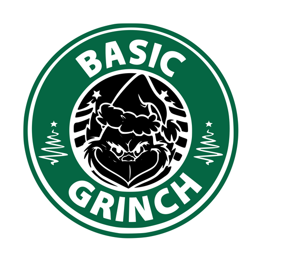 Starbucks | Basic Grinch Digital DXF | PNG | SVG Files!